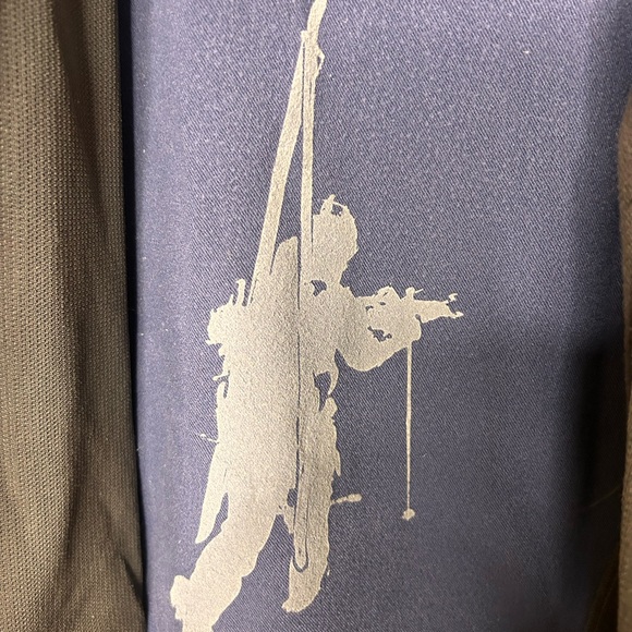 North Face Men’s Size Large full front zip jacket , large front zip pockets Blue - Picture 6 of 11